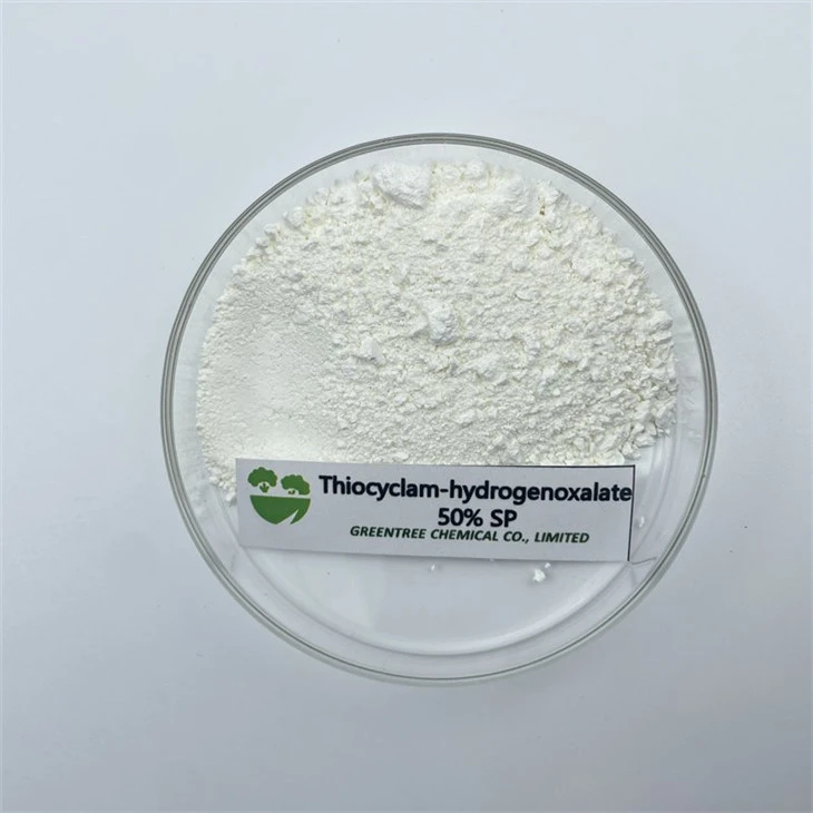 Prodotti agrochimici Pesticidi Insetticidi Prodotti Thiocyclam-Hydrogenoxalate 50% SP in Cina