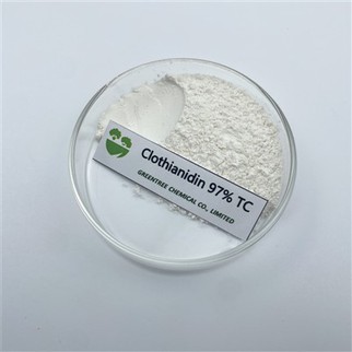 C6H8ClN5O2S Prodotti chimici agricoli Insetticida Clothianidin 97 percento TC Cina Fornitore